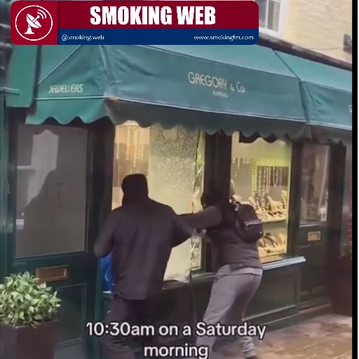 Caos en Richmond: Ladrones desafían vidrios blindados y huyen con botín de joyas en Londres