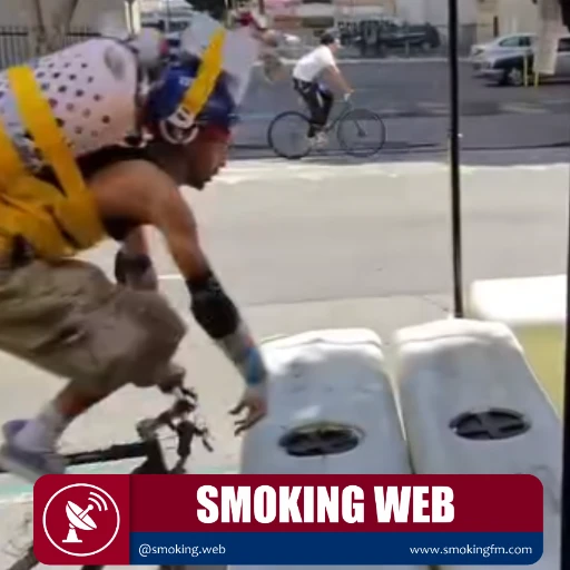 Frenado extremo en terraza improvisada
